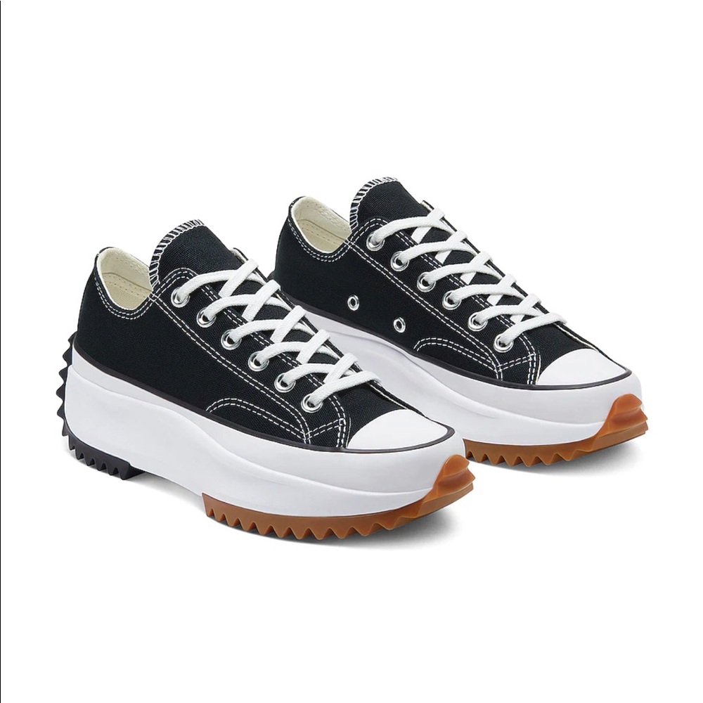 Converse Black Run Star Hike Low Sneakers NEW!
